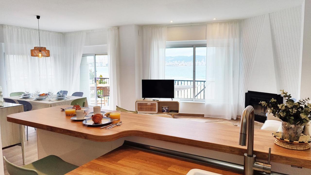 Parralue Beach Front Home 貝尼多姆 外观 照片